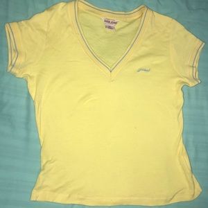Authentic vintage Guess Jeans yellow shirt